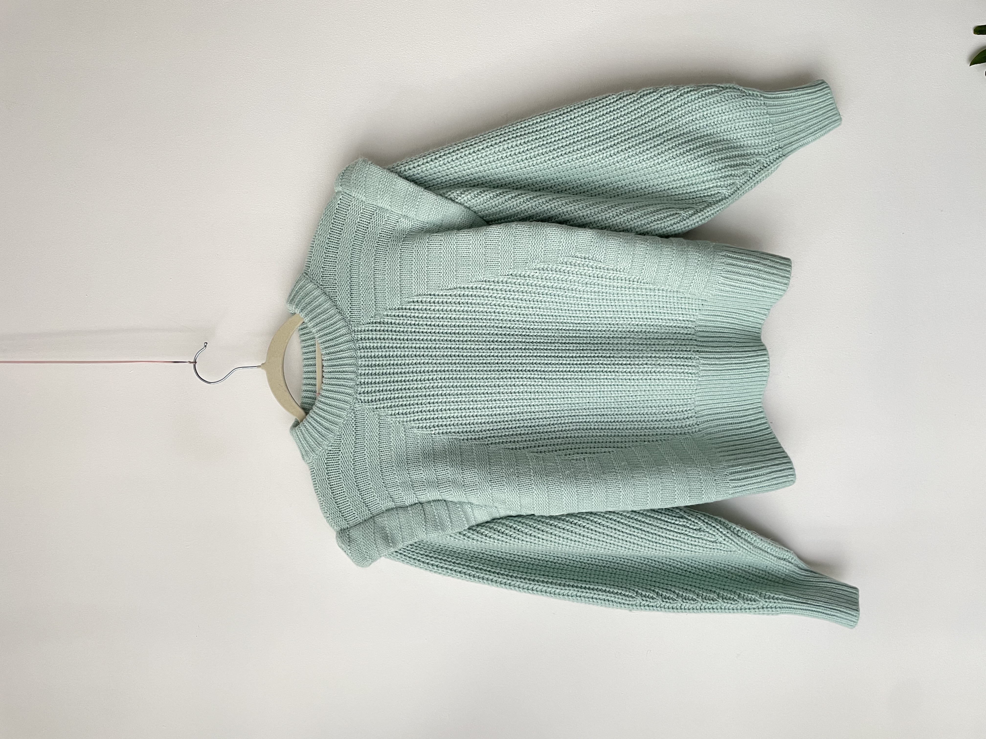 Sweater verde agua. Talla: 34 oversized (S/M) 1