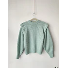 Sweater verde agua. Talla: 34 oversized (S/M) 1