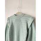 Sweater verde agua. Talla: 34 oversized (S/M) 3