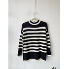 Sweater rayas. Talla: XS oversized 1