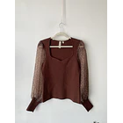 Sweater leopardo. Talla: M 1