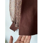 Sweater leopardo. Talla: M 3