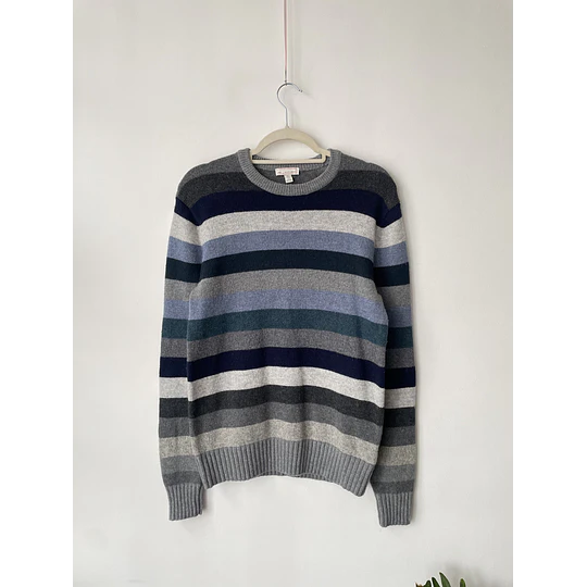 Sweater lana rayas. Talla: S hombre M mujer