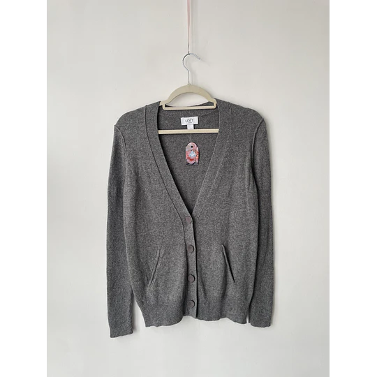 Cardigan gris . Talla: Mp (S)