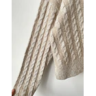 Sweatwe trenzado. Talla: S overisized 8M/ 3