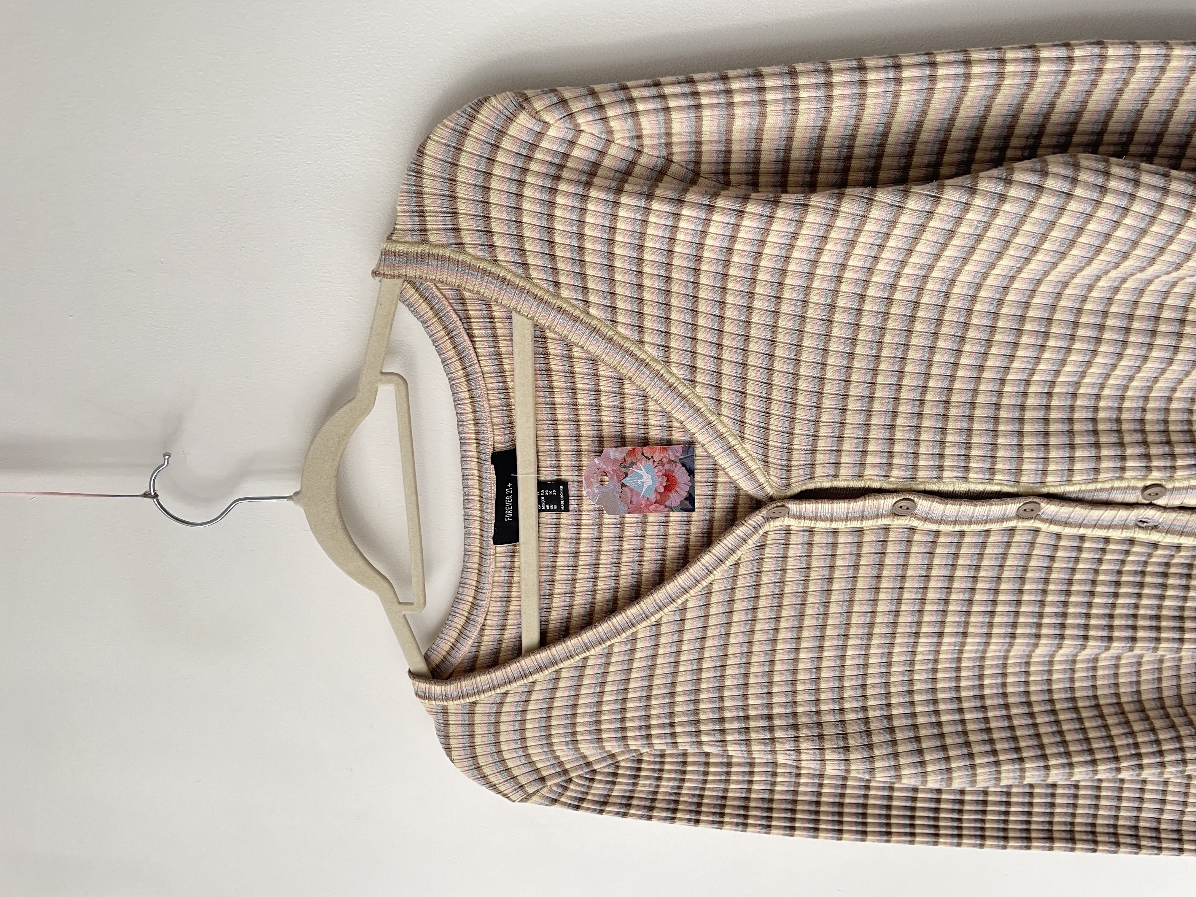 Cardigan rayas. Talla: XL 2