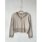 Sweater cierre beige. Talla: XS 1