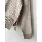 Sweater cierre beige. Talla: XS 3
