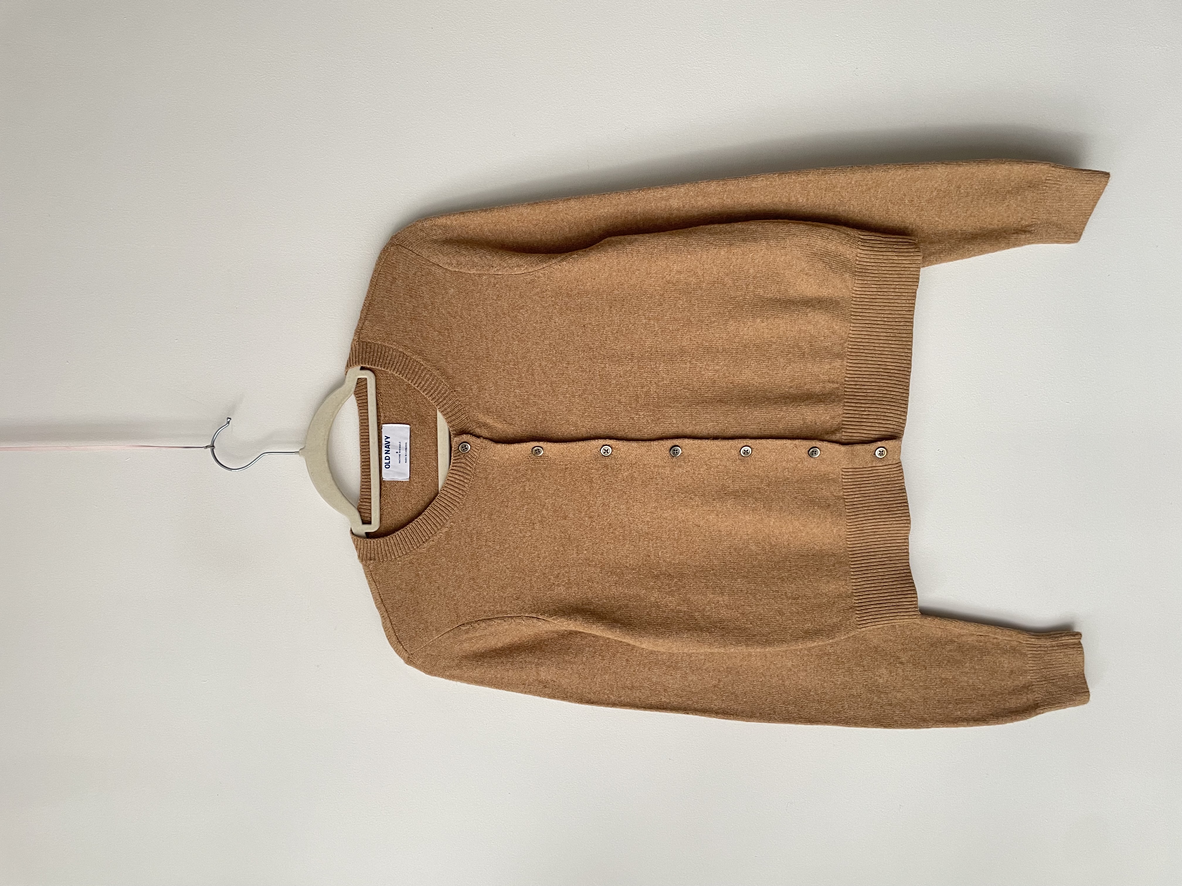 Cardigan camel. Talla: s  1