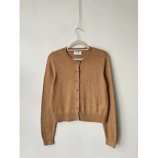 Cardigan camel. Talla: s 