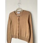 Cardigan camel. Talla: s  2