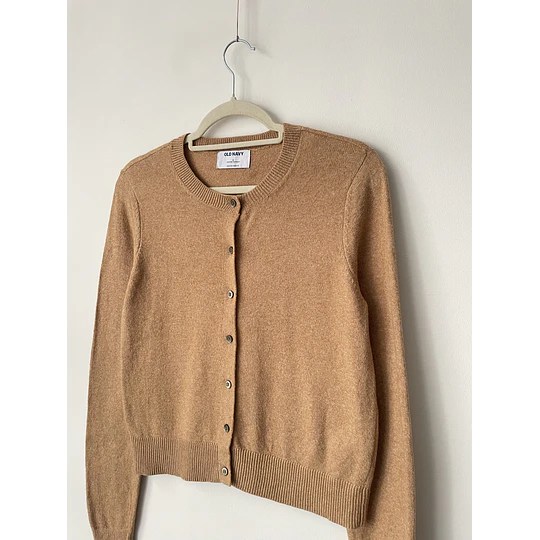 Cardigan camel. Talla: s 