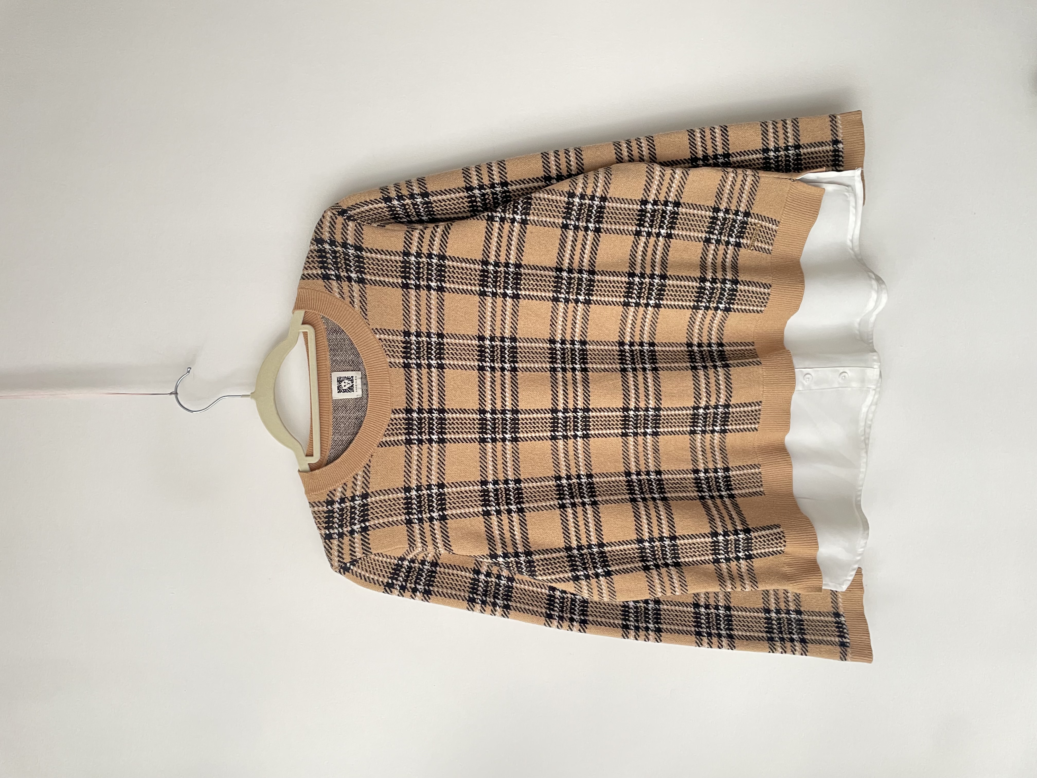 Sweater tartán. Talla: M 1