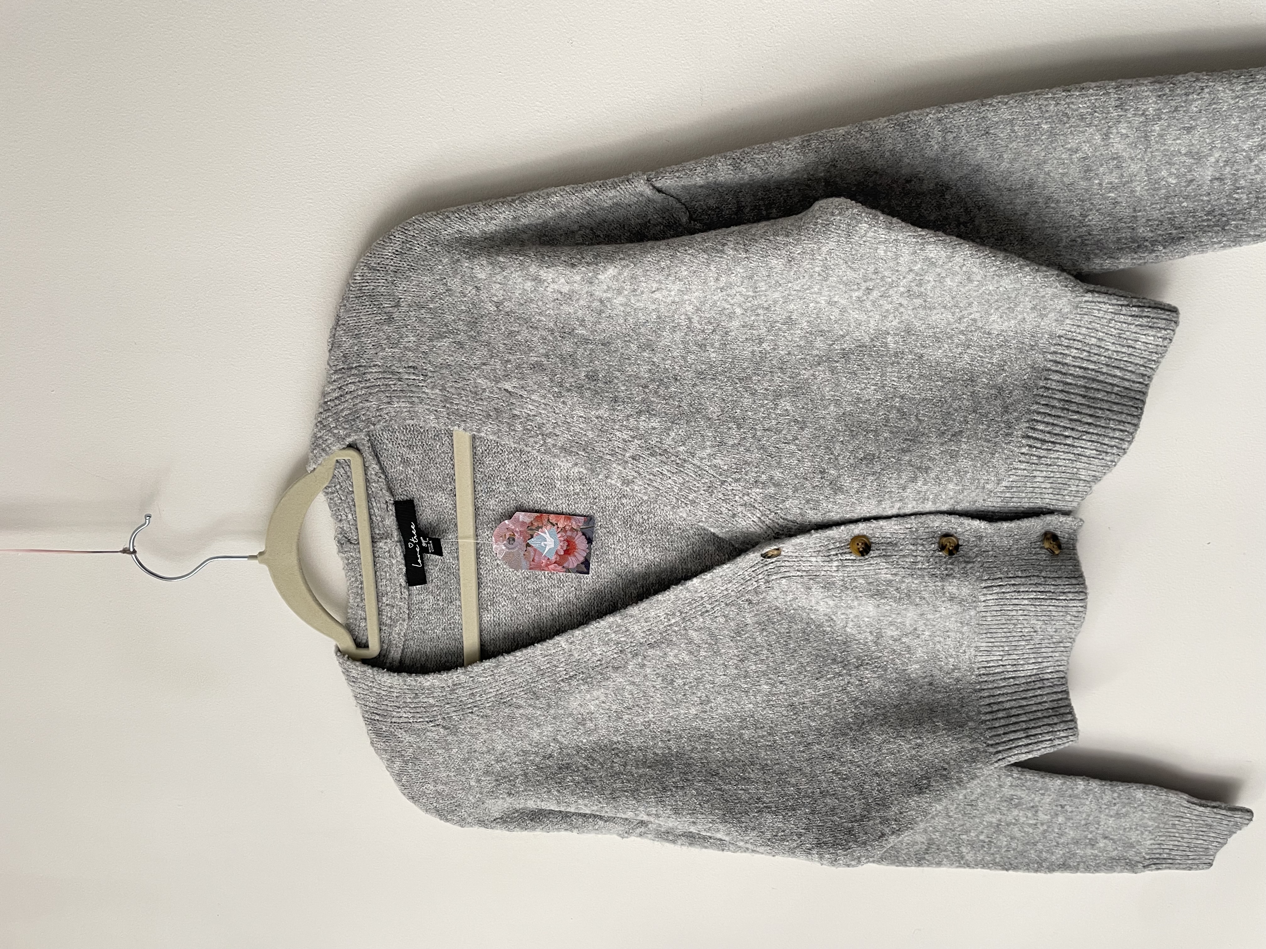 Cardigan gris. Talla: S 2