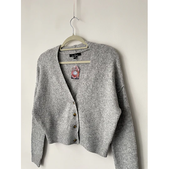 Cardigan gris. Talla: S