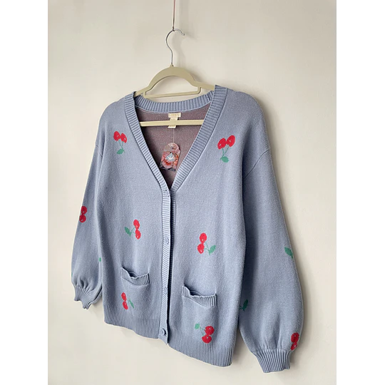 Cardigan guinda. Talla: 11/12 (m)