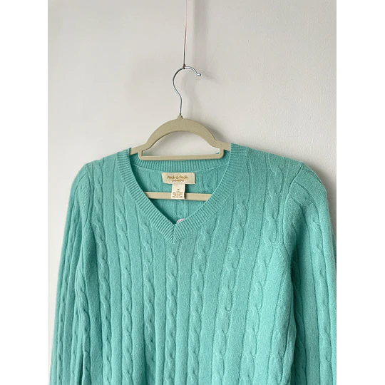 Sweater cachemir 2 ply. Talla: M (S/M)