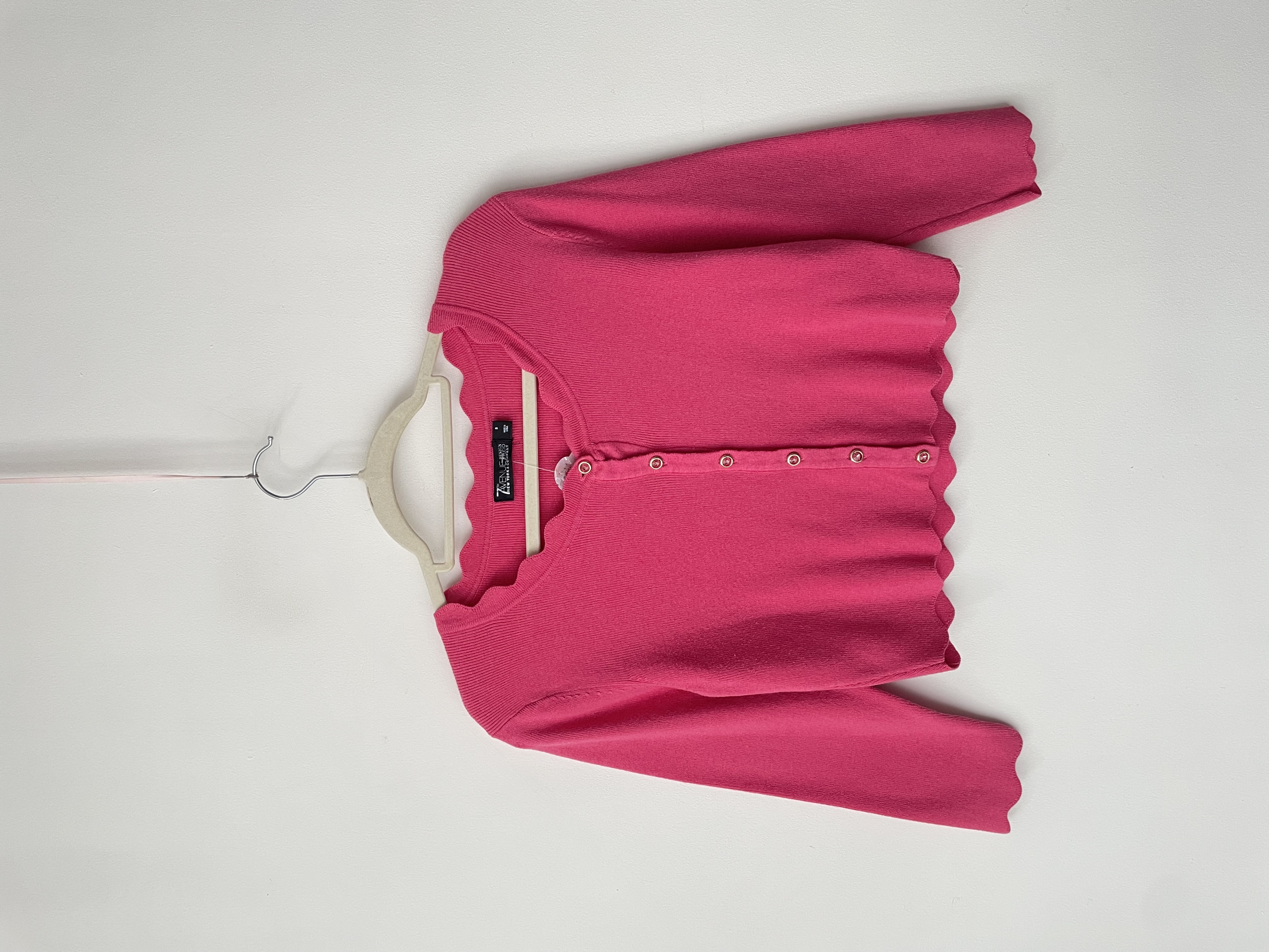 Cardigan rosa. Talla: S 1