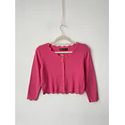 Cardigan rosa. Talla: S 1