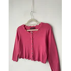 Cardigan rosa. Talla: S 2