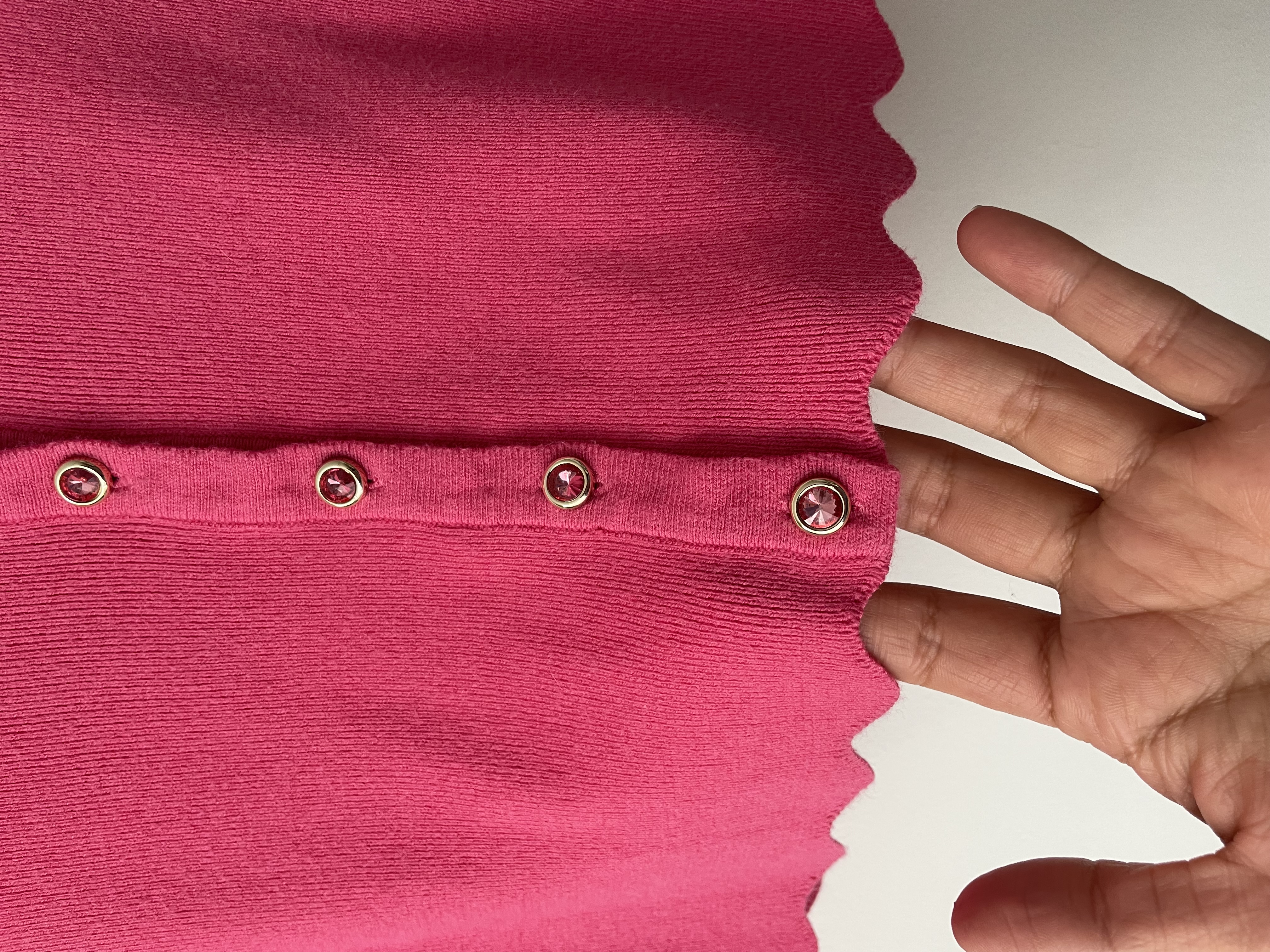 Cardigan rosa. Talla: S 3
