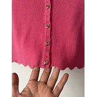 Cardigan rosa. Talla: S 3