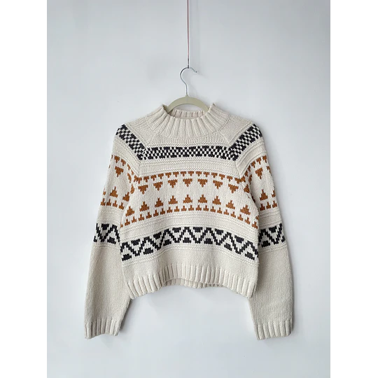Sweater tribal. Talla: XS oversized