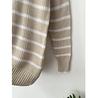 Sweater beige rayas. Talla: XS OVERSIZED 3
