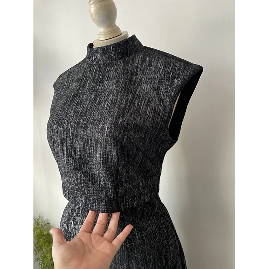 Vestido cóctel. Talla: 40 elasticado (m/l)