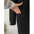 Abrigo negro. Talla: 40 (m) 4
