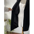 Abrigo negro. Talla: 40 (m) 5