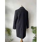Abrigo negro. Talla: 40 (m) 6