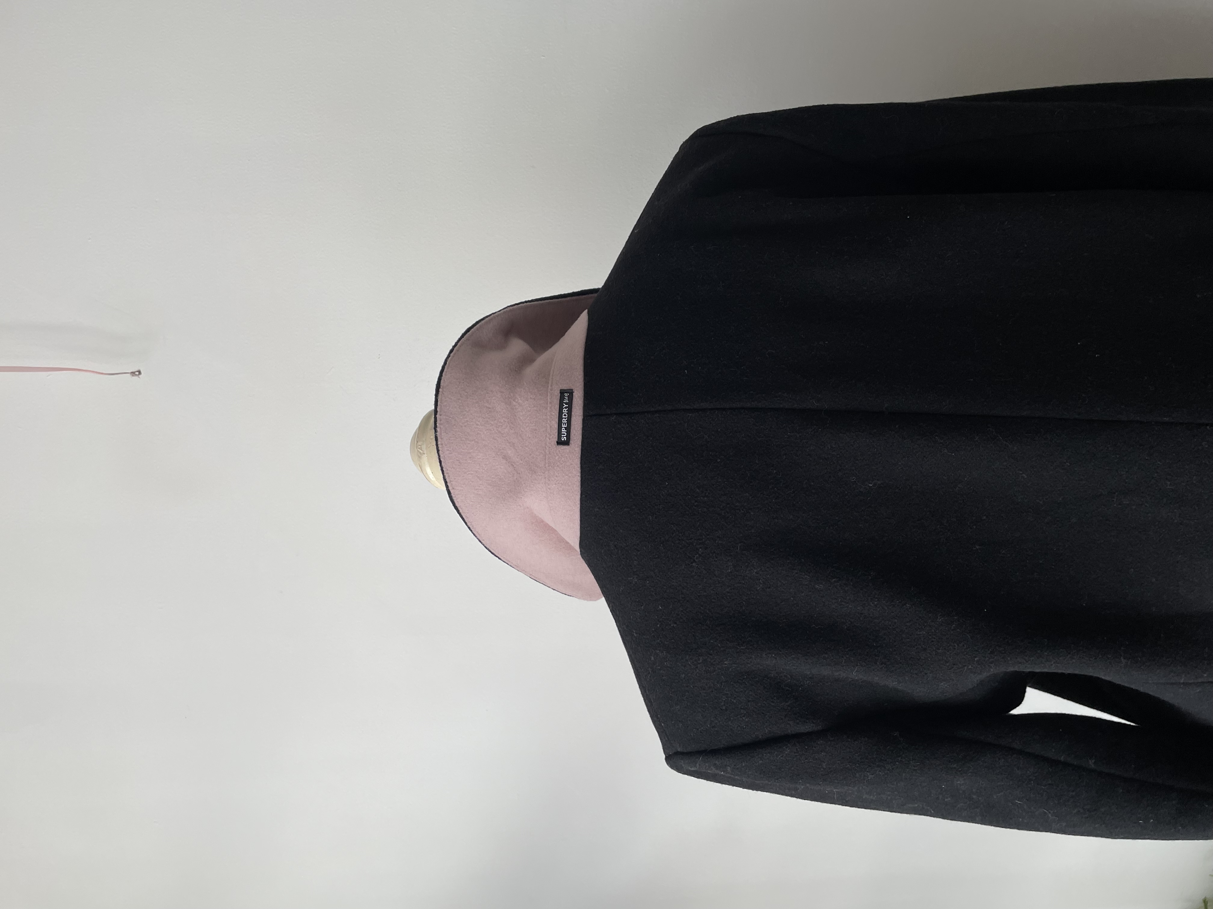 Abrigo negro. Talla: 40 (m) 7