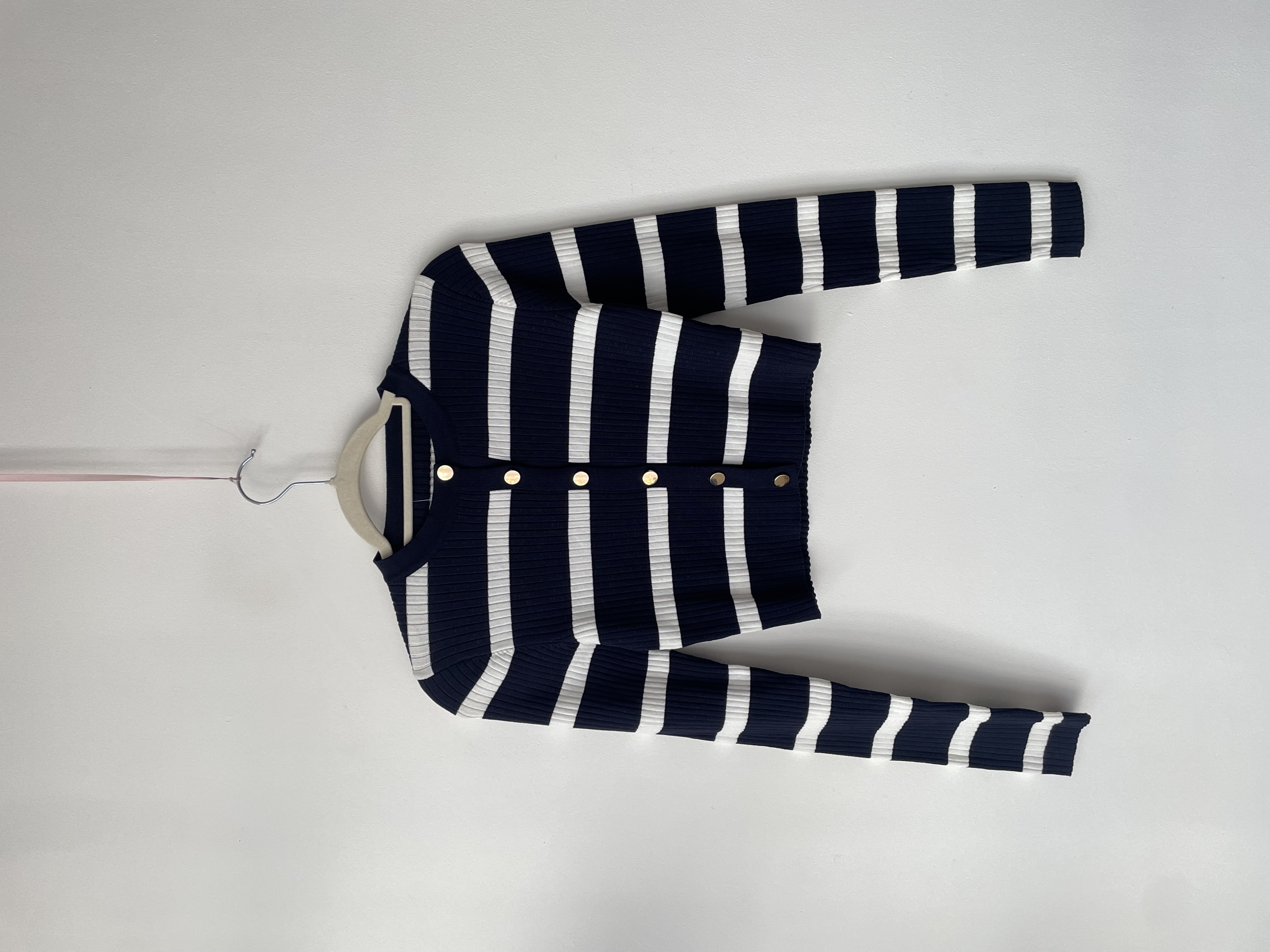 Cardi rayas. Talla: XS 1