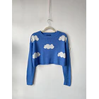 Sweater nubes. Talla: S holgado 1