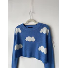 Sweater nubes. Talla: S holgado 2