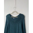 Sweater petróleo. Talla: S oversized 2