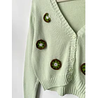 Cardigan kiwi. Talla: M 2