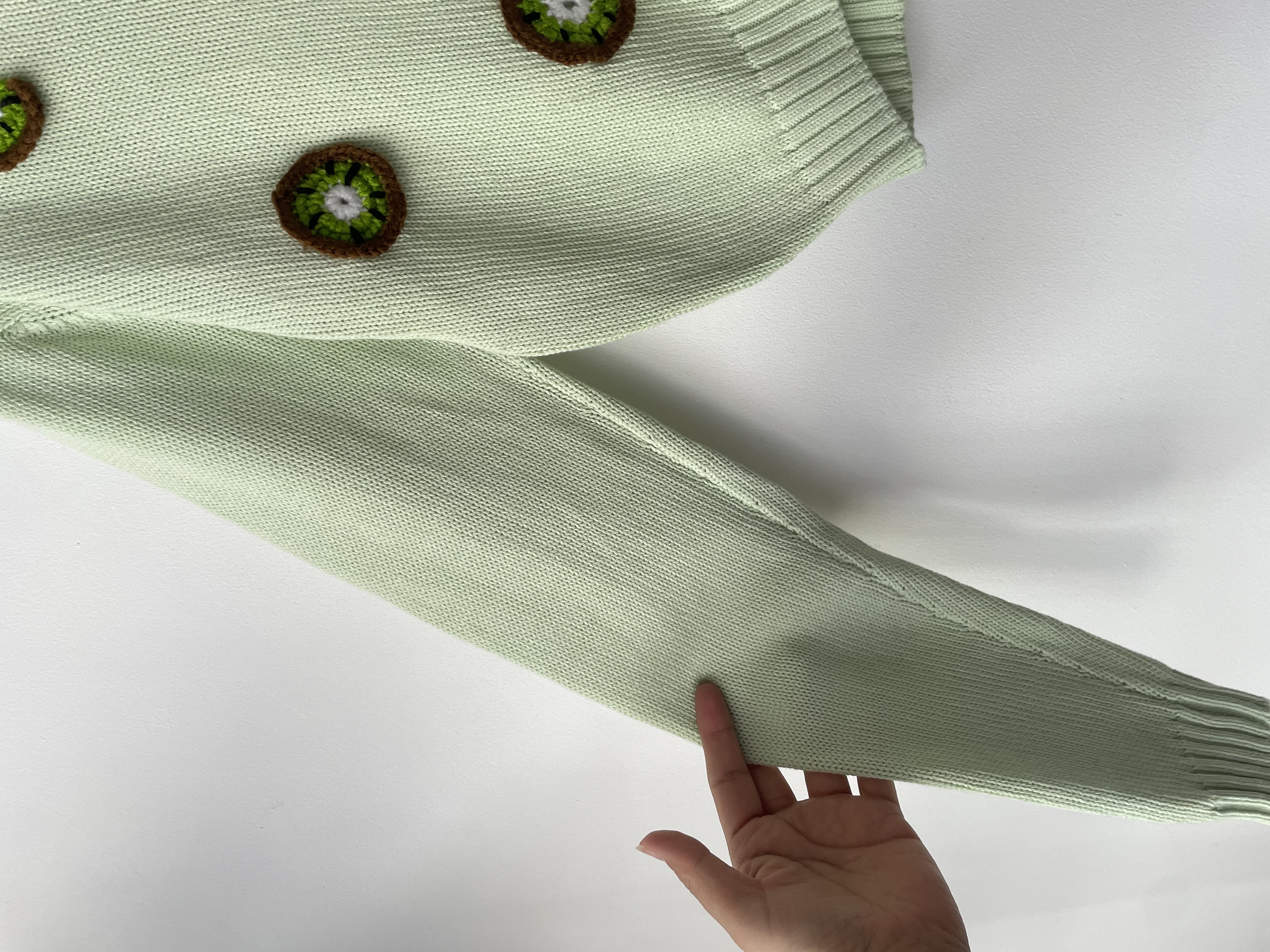 Cardigan kiwi. Talla: M 4