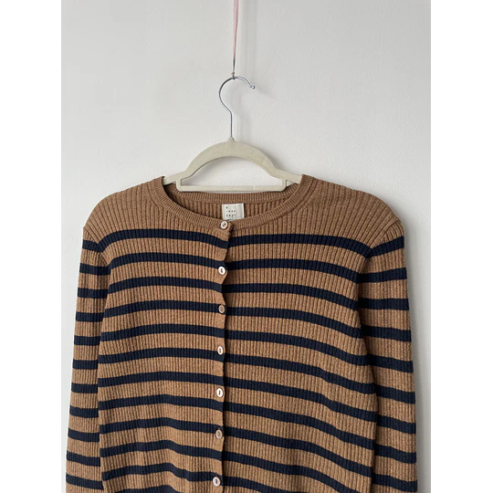 Cardigan líneas. Talla: S