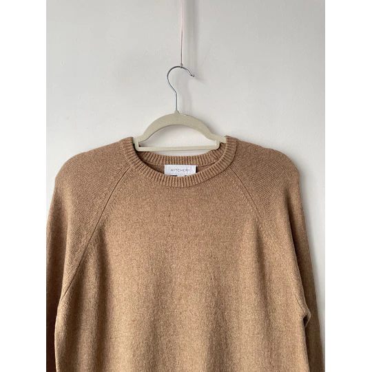 Sweater camel. Talla: M holgado