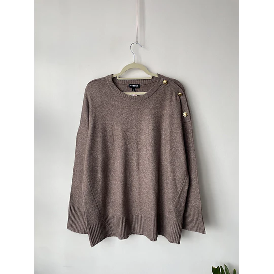 Sweater café. TaLla: M oversized