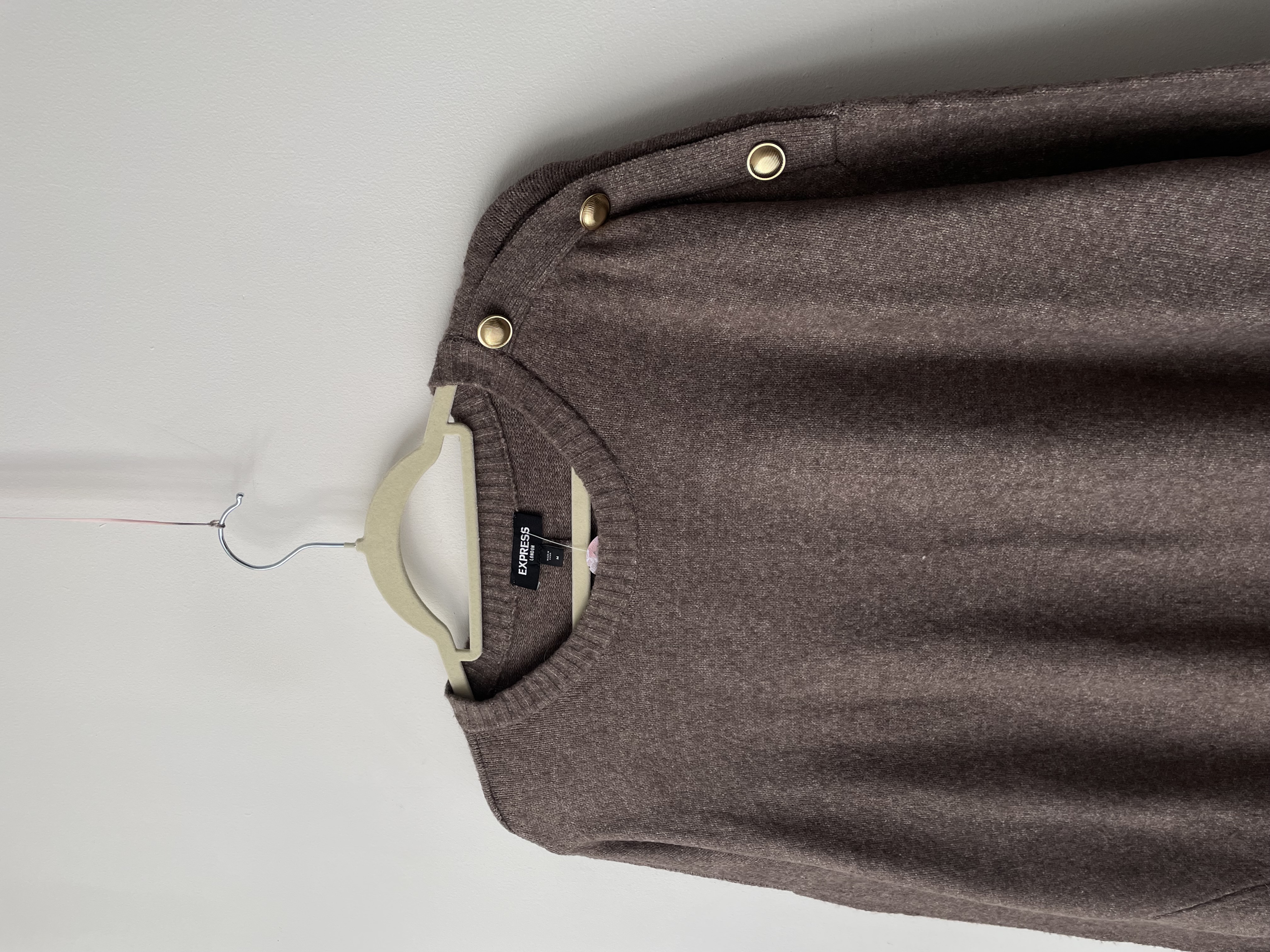 Sweater café. TaLla: M oversized 2