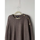 Sweater café. TaLla: M oversized 2
