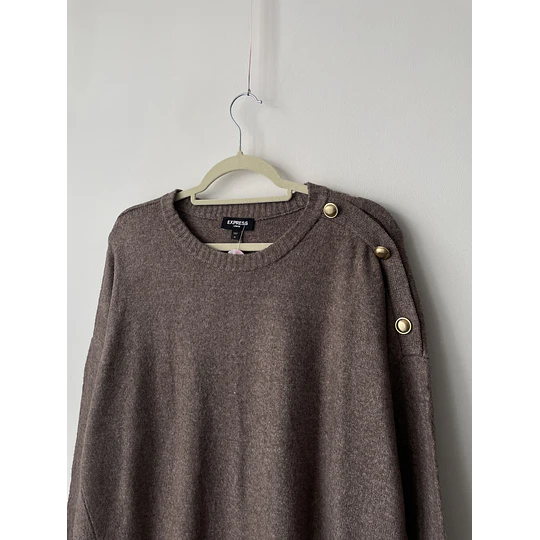 Sweater café. TaLla: M oversized