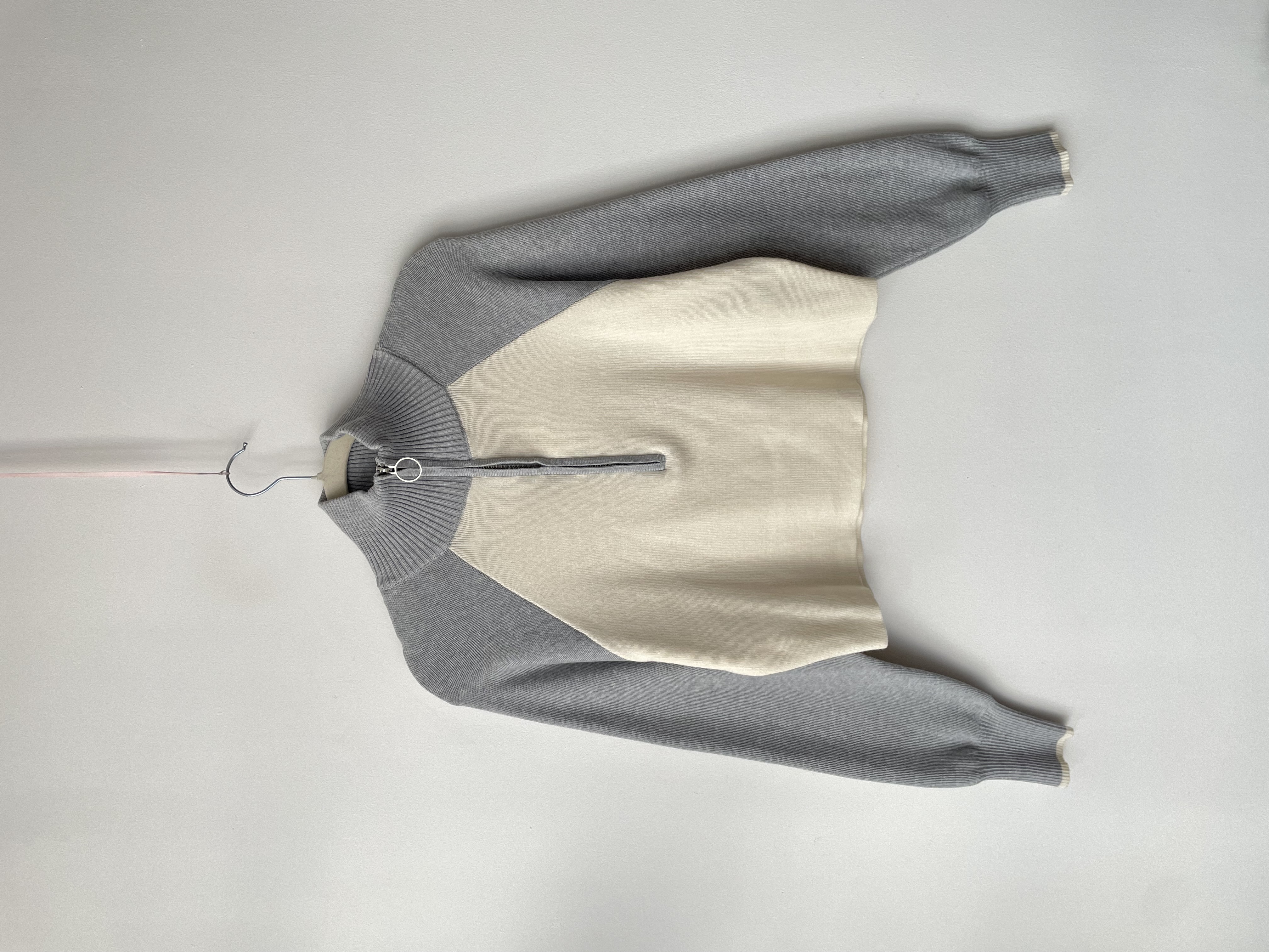 Sweater bicolor. Talla: S holgado 1