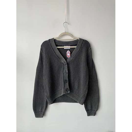 Cardigan marengo. Talla: S holgado (M)