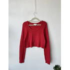 Sweater rojo. Talla: L 1