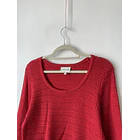Sweater rojo. Talla: L 2