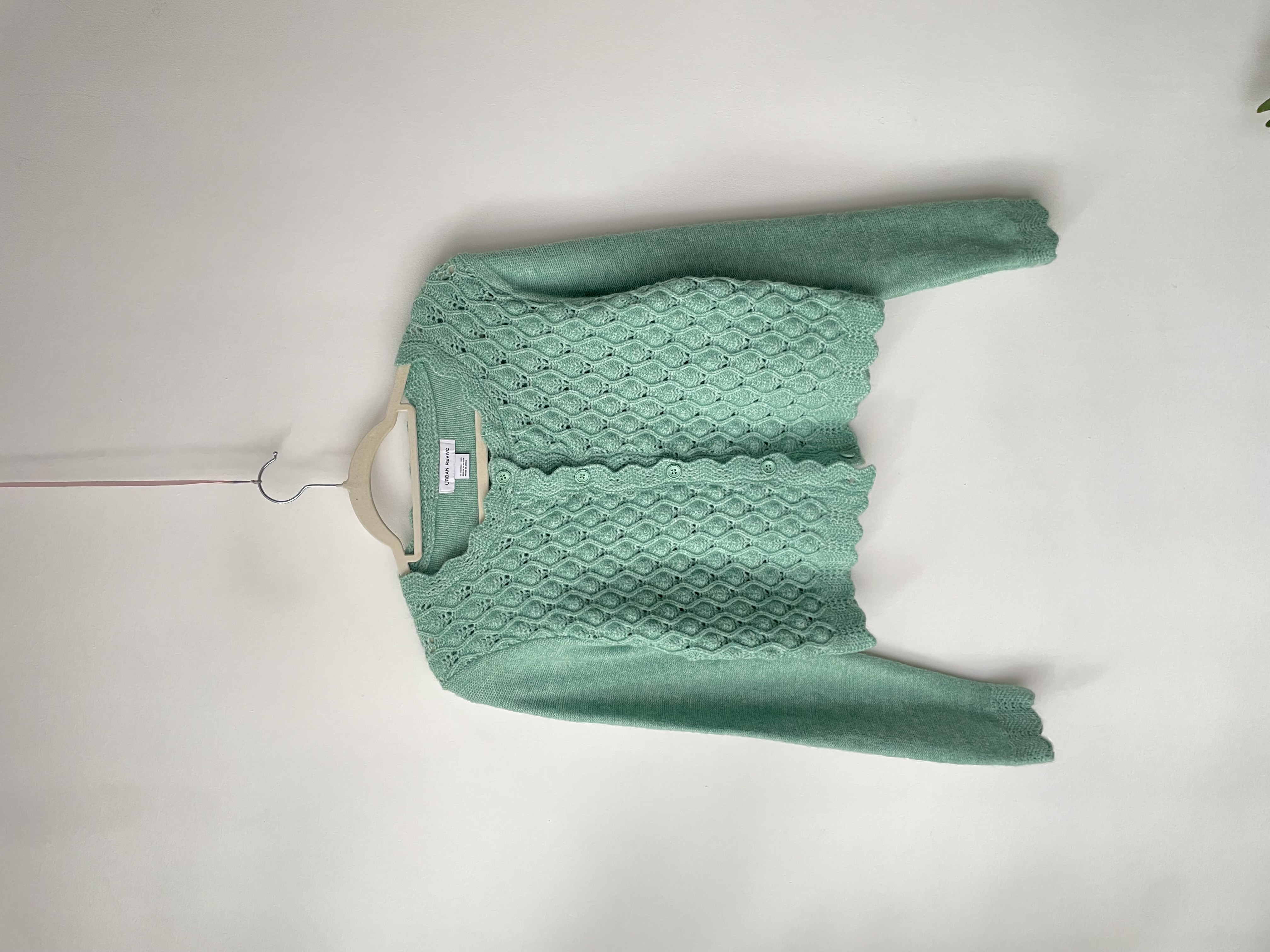 Cardigan verde. Talla: M niña 1